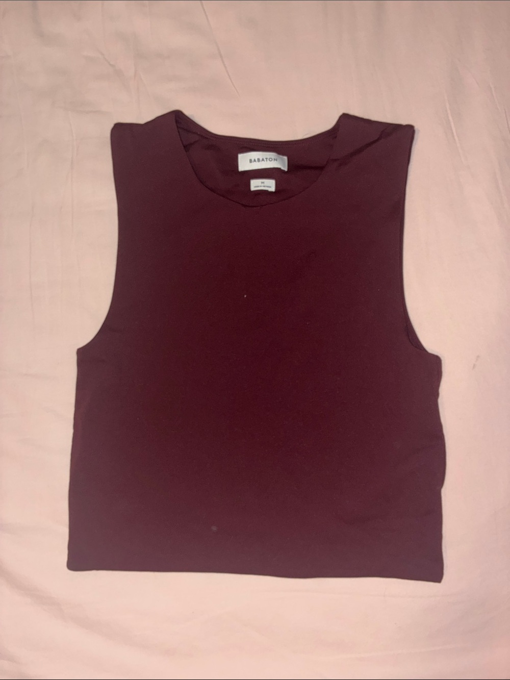Babaton High Neck Tank - Wine